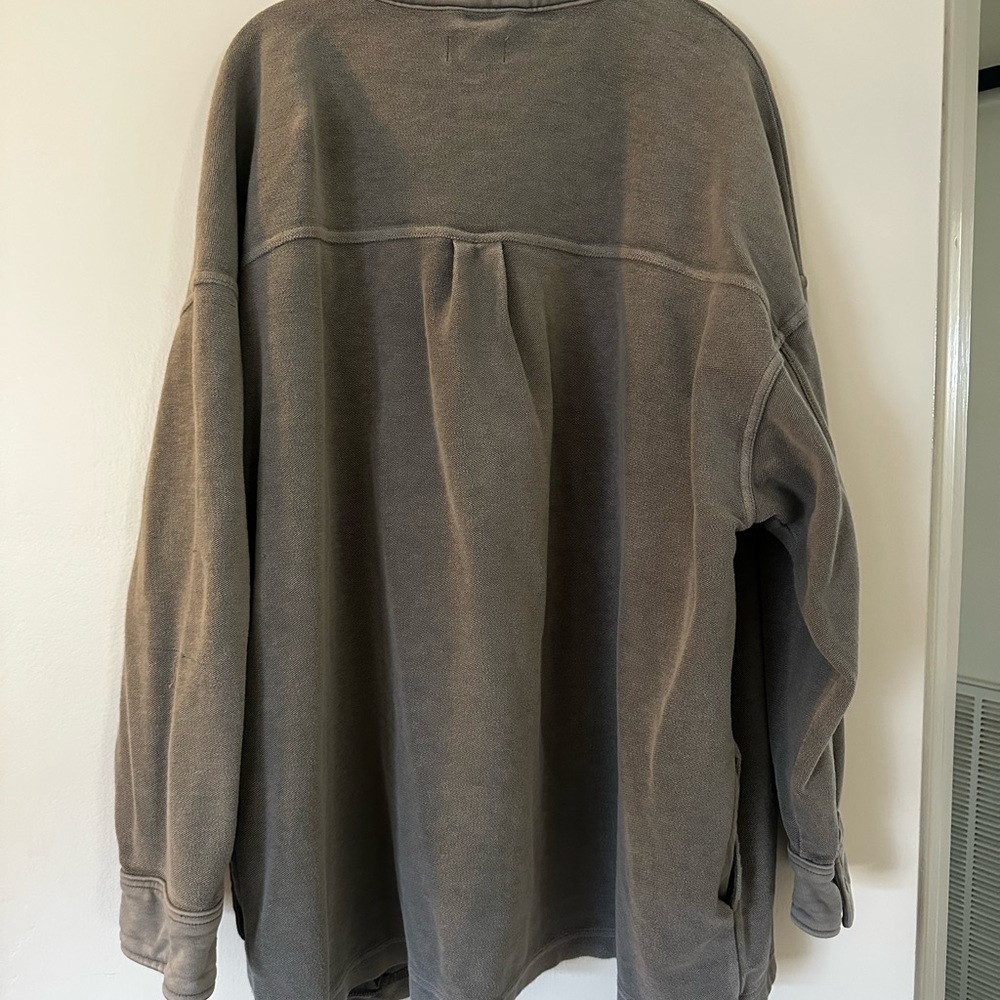 Gray Button-Up Jacket - Picture 3 of 3